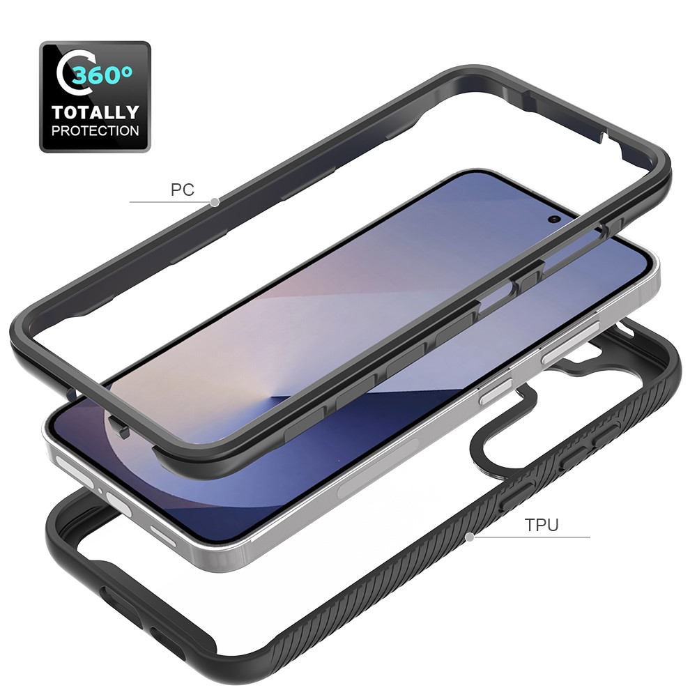  Samsung Galaxy S25 Skal Hybrid Defense Svart