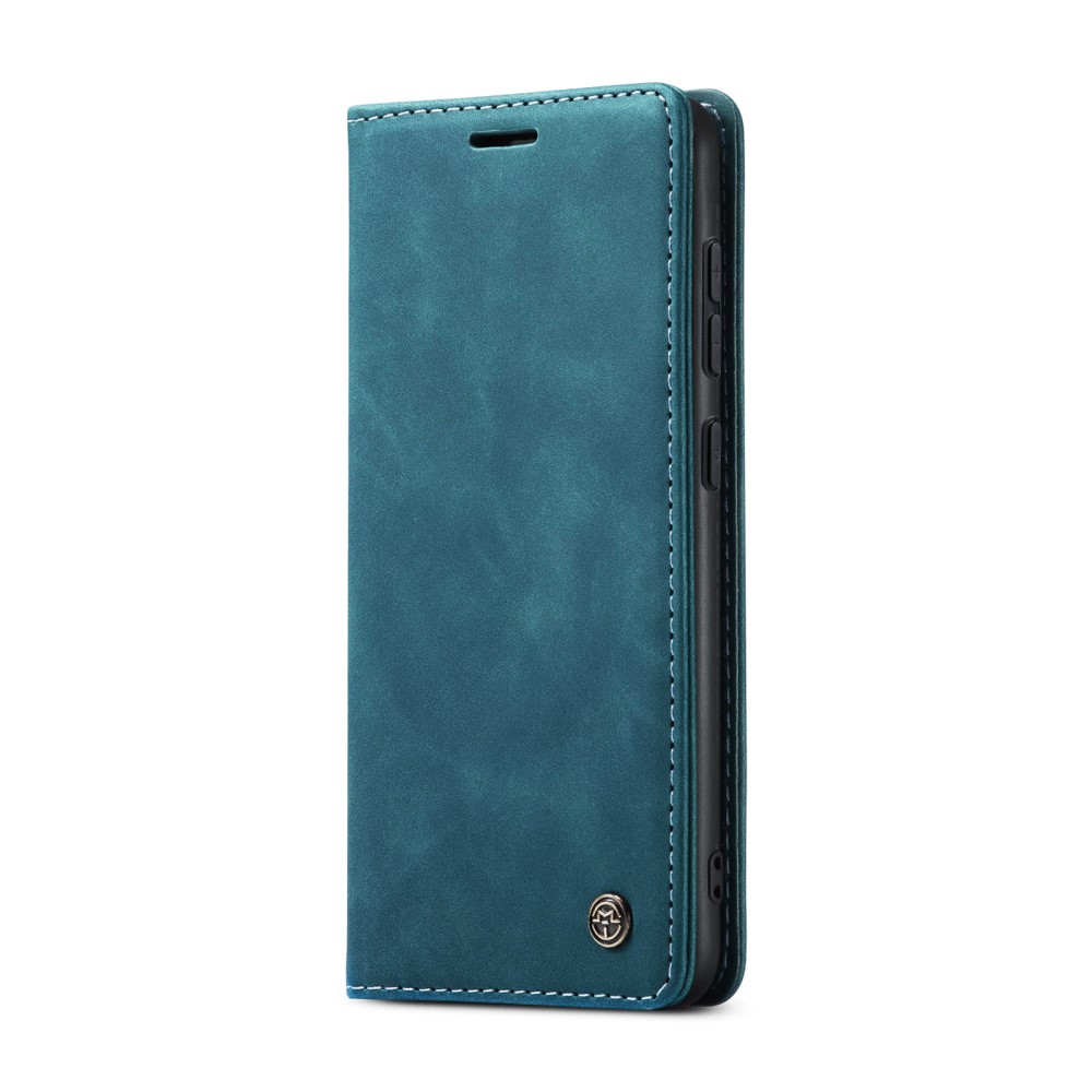 CASEME CASEME Galaxy S25 Fodral Flip Retro Läder Blå