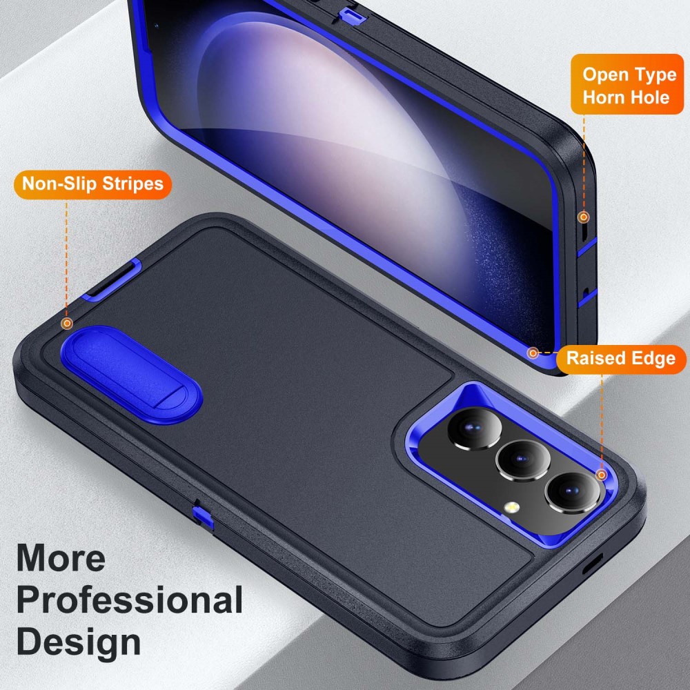  Samsung Galaxy S25 Skal Extreme Hybrid Kickstand Blå