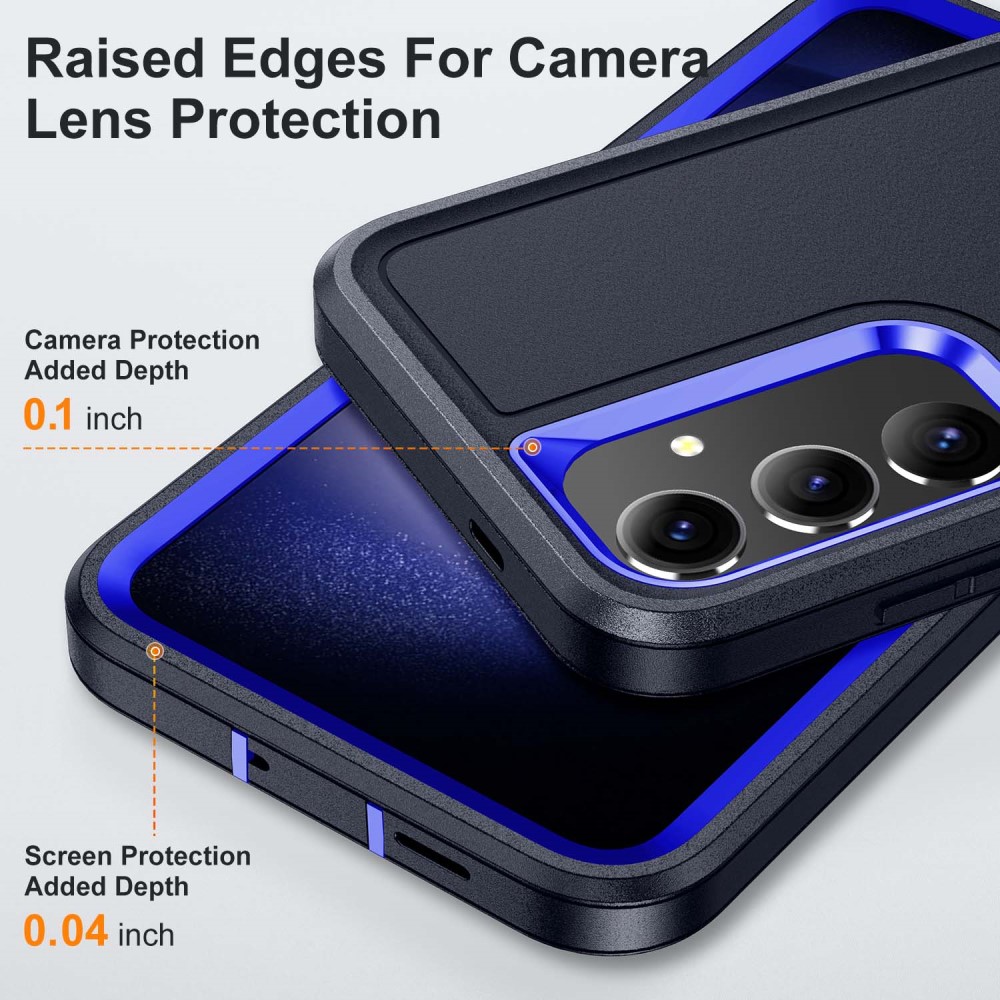  Samsung Galaxy S25 Skal Extreme Hybrid Kickstand Blå