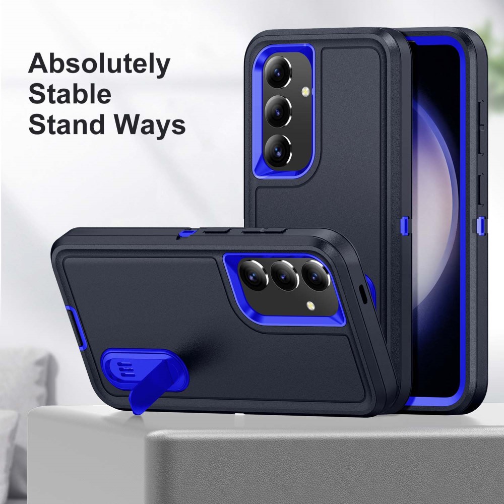  Samsung Galaxy S25 Skal Extreme Hybrid Kickstand Blå