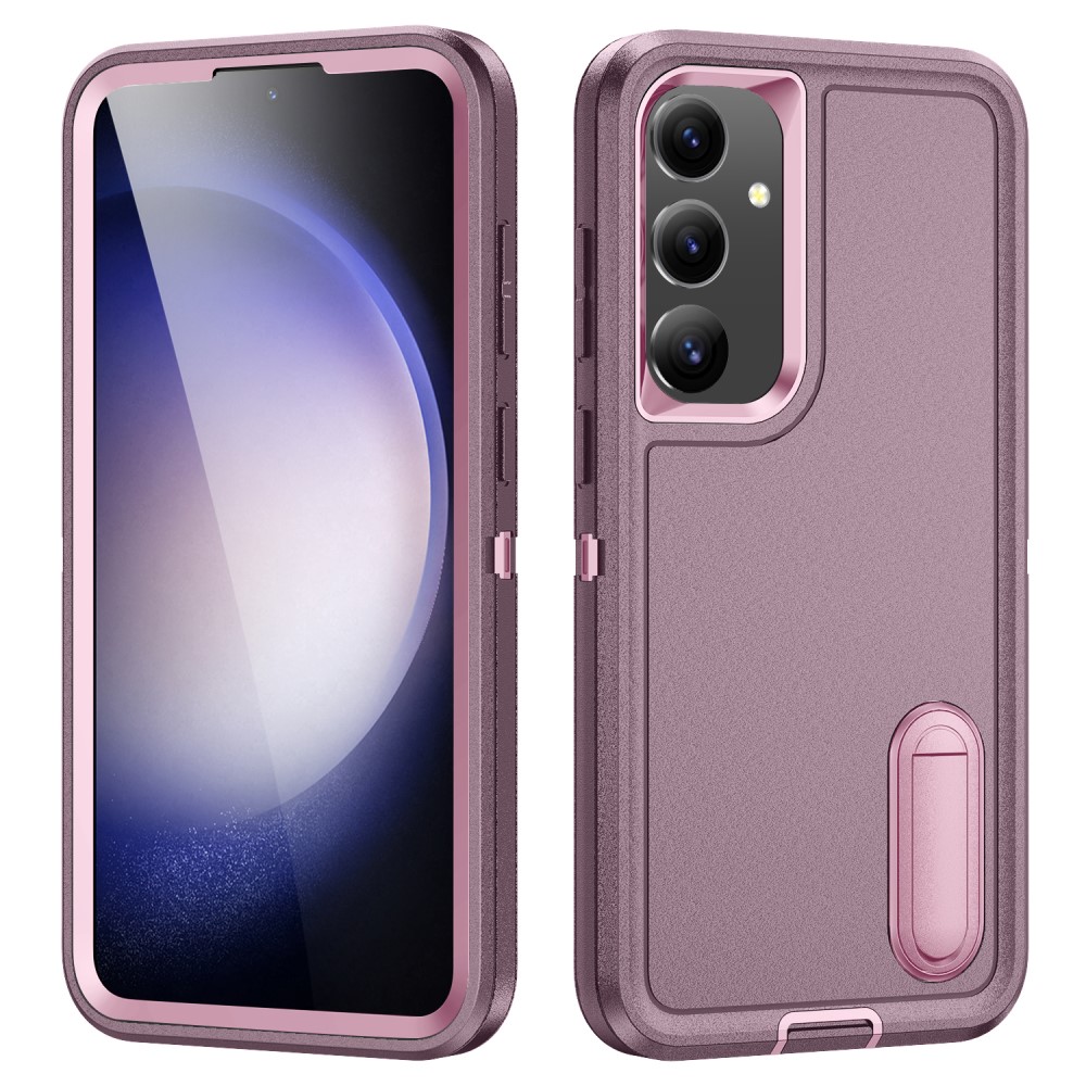  Samsung Galaxy S25 Skal Extreme Hybrid Kickstand Lila/Rosa