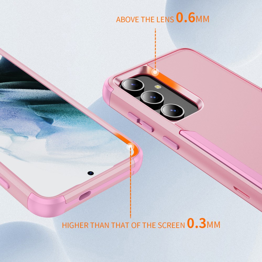  Samsung Galaxy S25 Skal Extreme Shockproof Hybrid Rosa