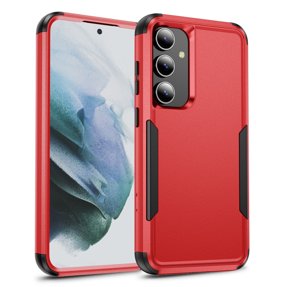  Samsung Galaxy S25 Skal Extreme Shockproof Hybrid Röd