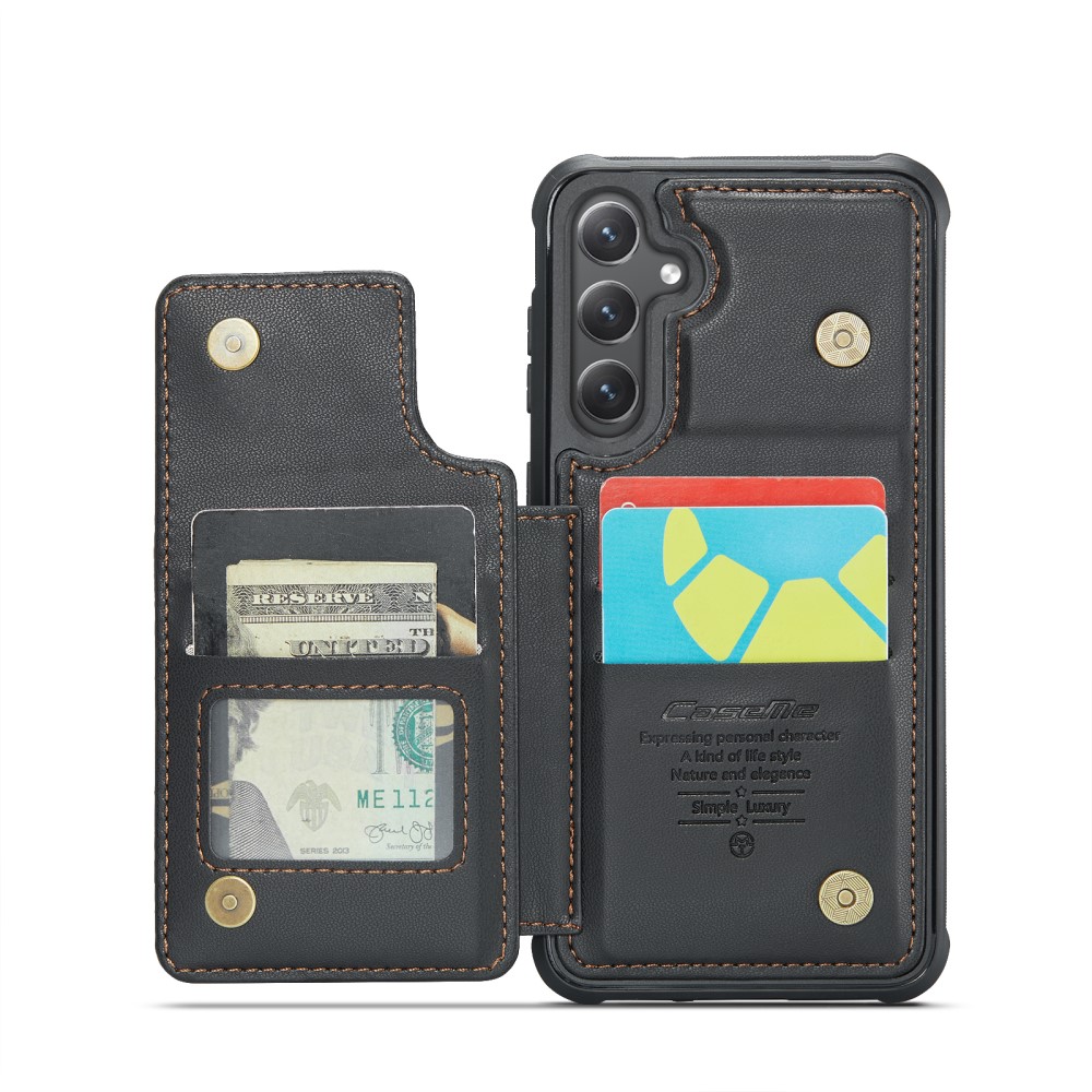 CASEME CASEME Samsung Galaxy S25 Skal RFID Kickstand Svart