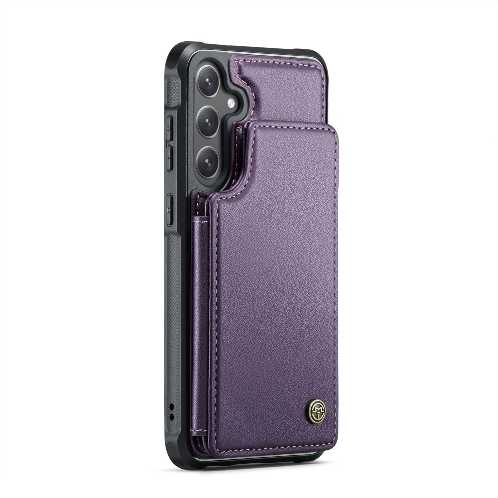 CASEME CASEME Samsung Galaxy S25 Skal RFID Kickstand Lila
