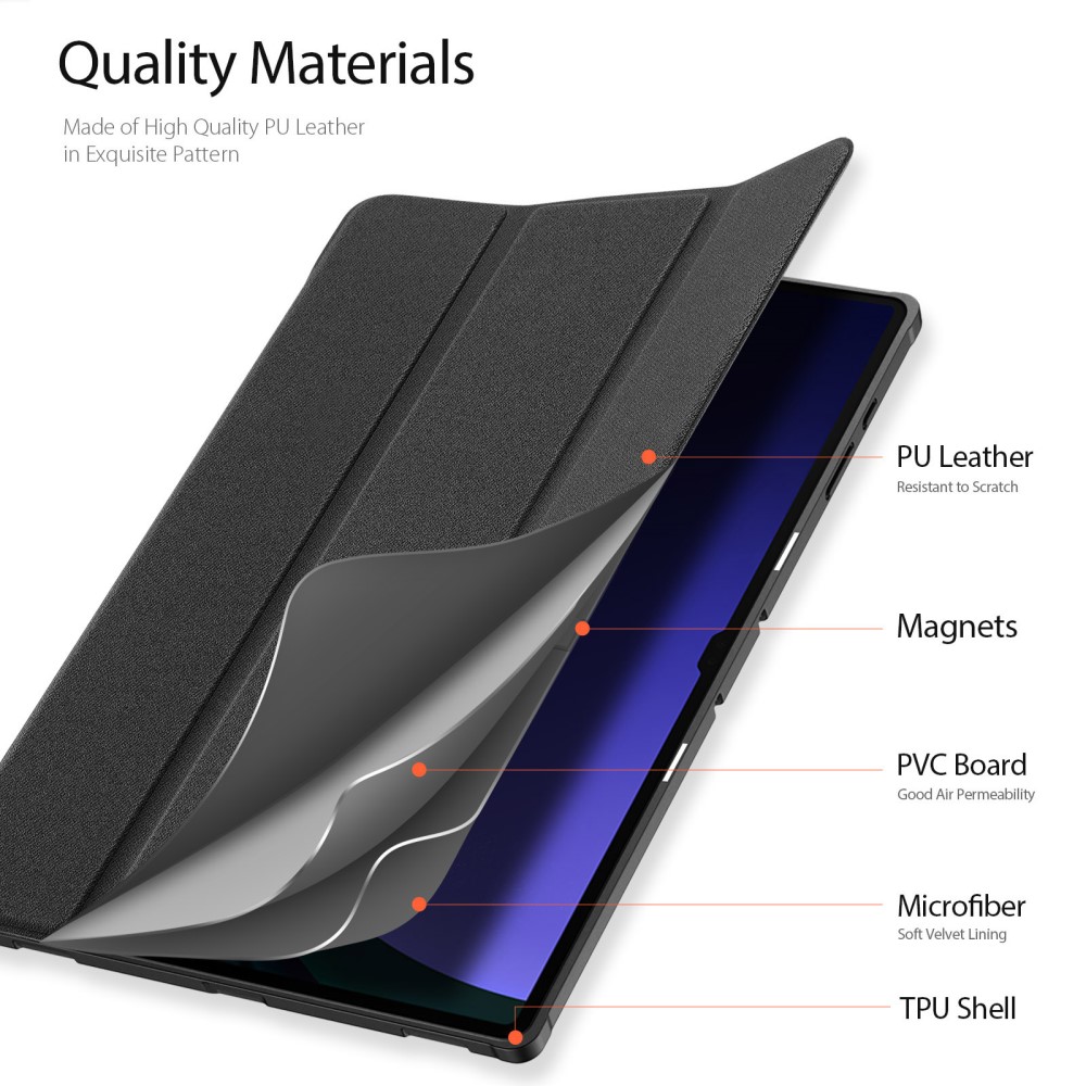 DUX DUCIS DUX DUCIS Galaxy Tab S10 Ultra/S9 Ultra/S8 Ultra Fodral DOMO