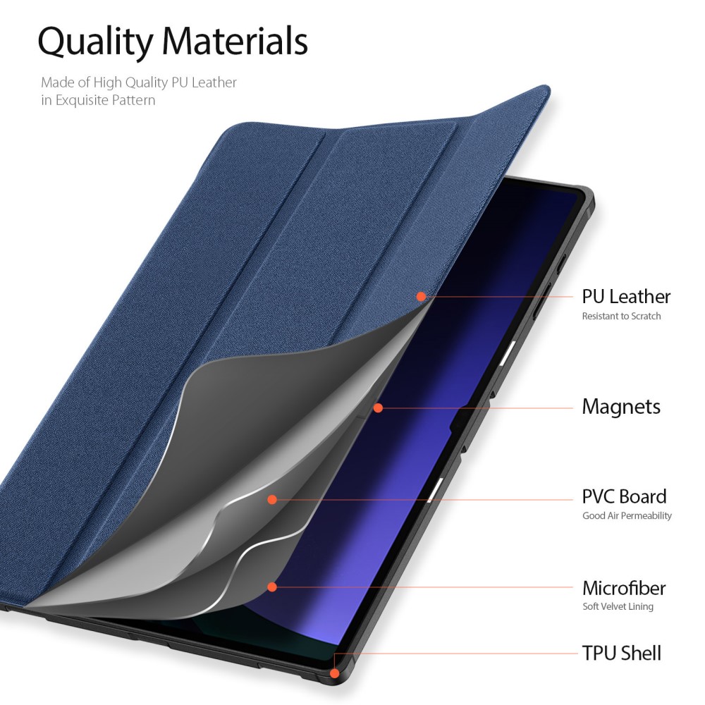 DUX DUCIS DUX DUCIS Galaxy Tab S10 Ultra/S9 Ultra/S8 Ultra Fodral DOMO