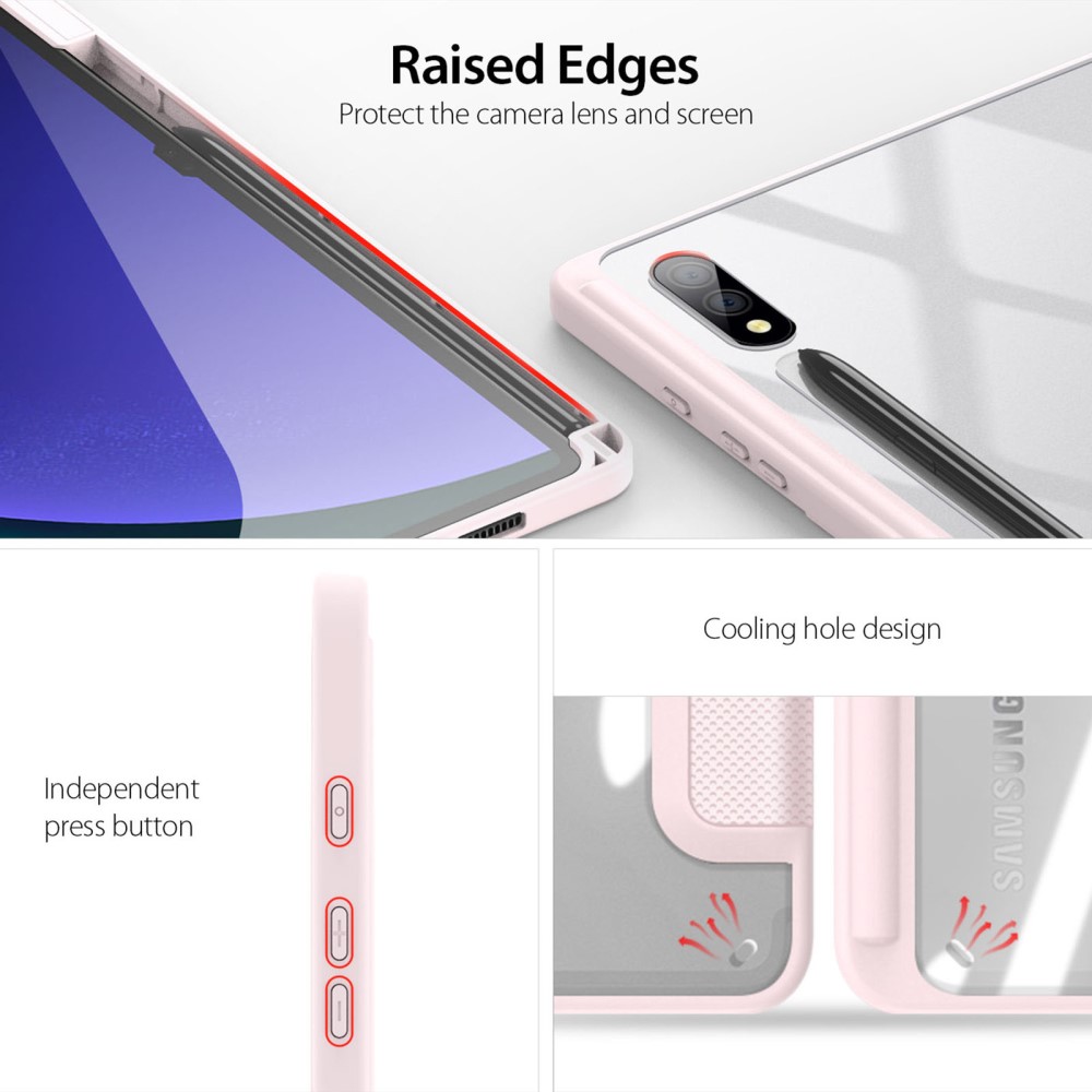 DUX DUCIS DUX DUCIS Galaxy Tab S10 Plus/S9 Plus/S9 FE Plus Fodral TOBY