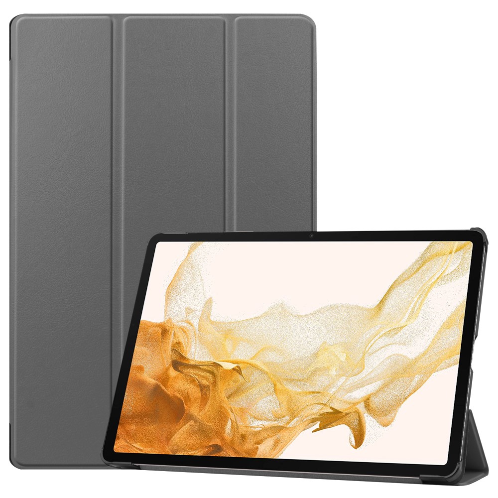  Galaxy Tab S10 Plus/S9 Plus/S9 FE Plus Fodral Tri-Fold Grå