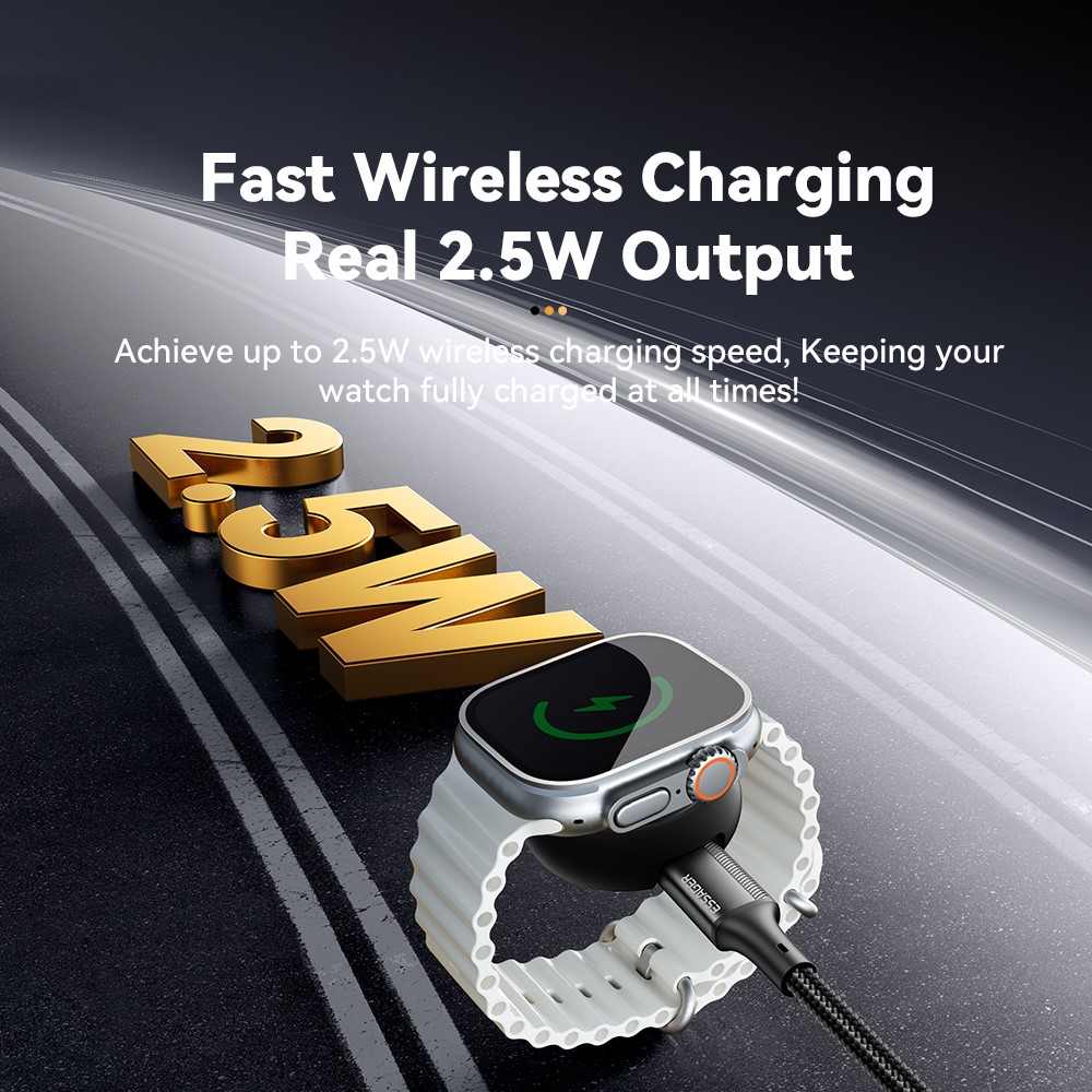 ESSAGER ESSAGER Apple Watch Magnetisk Trådlös Laddare Slim USB-C