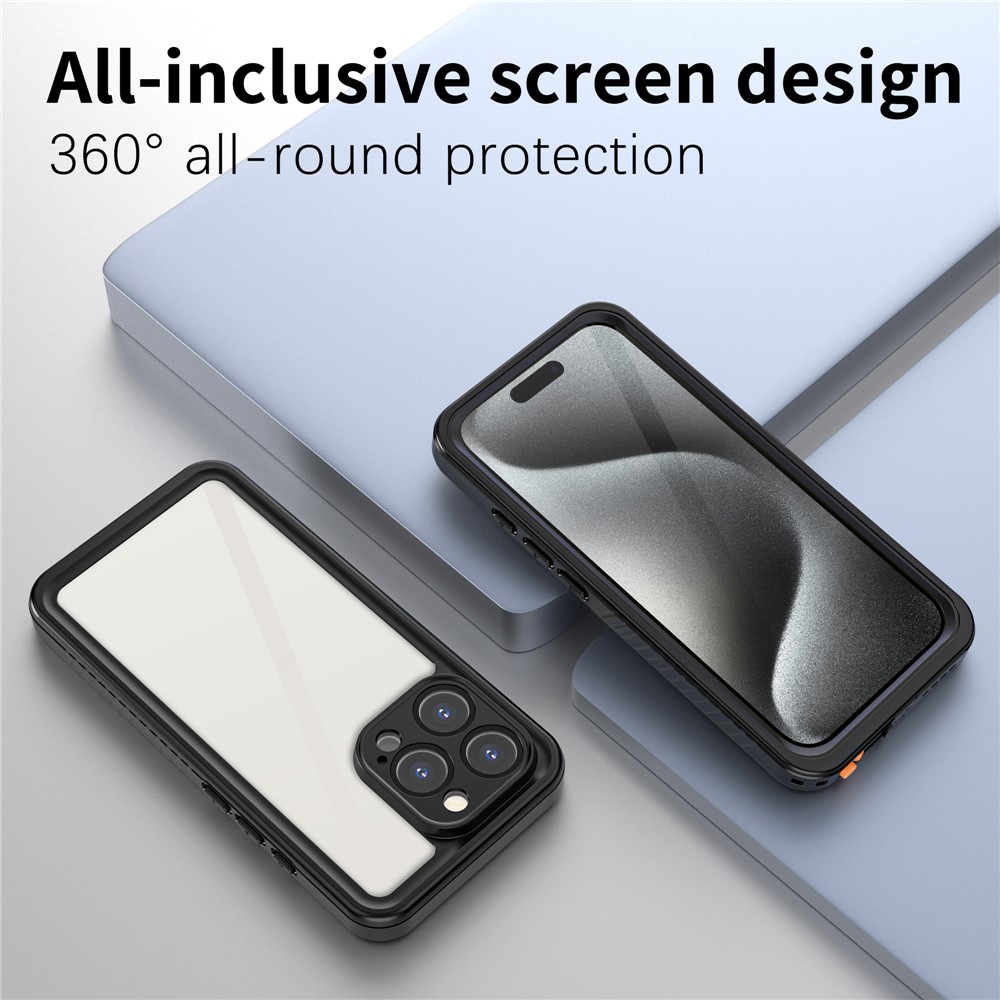 REDPEPPER REDPEPPER iPhone 16 Pro Skal 360 Vattentät IP68 Svart