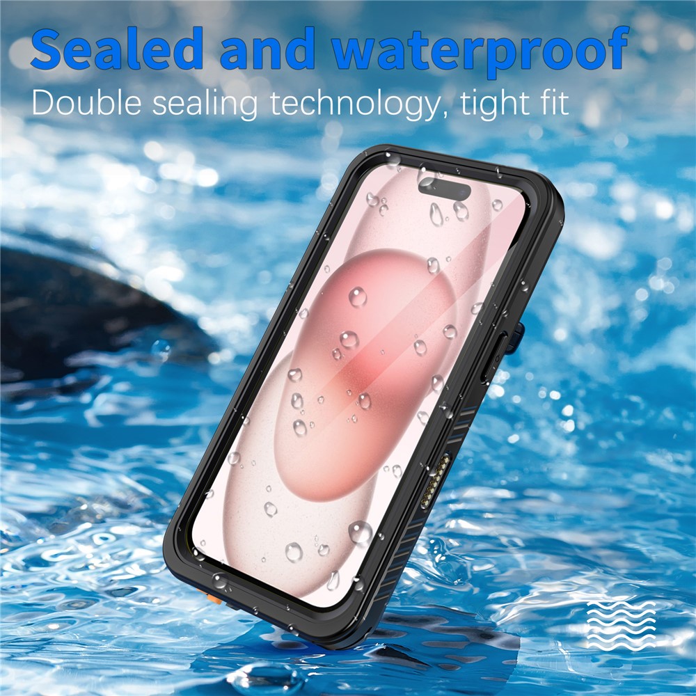 REDPEPPER REDPEPPER iPhone 16 Skal 360 Vattentät IP68 Svart