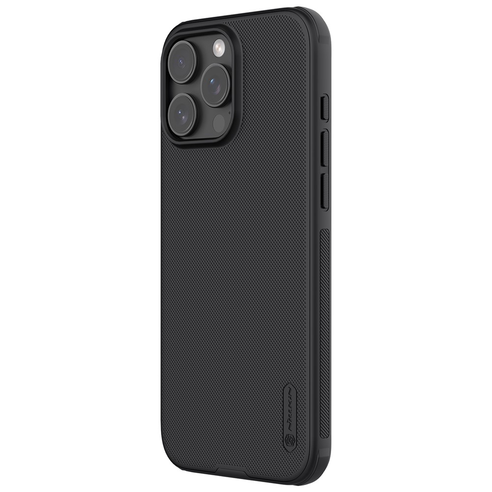 NILLKIN NILLKIN iPhone 16 Pro Max Skal MagSafe Frosted Shield Svart