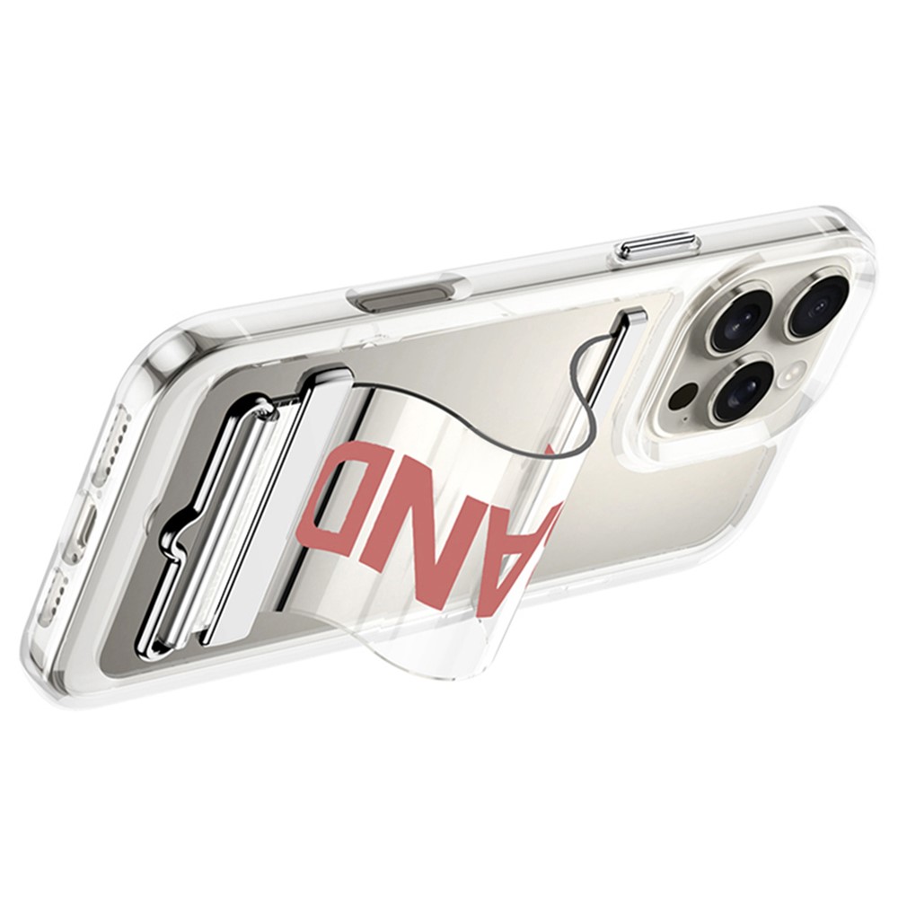 GKK GKK iPhone 16 Pro Max Skal Med Strap Transparent / Svart