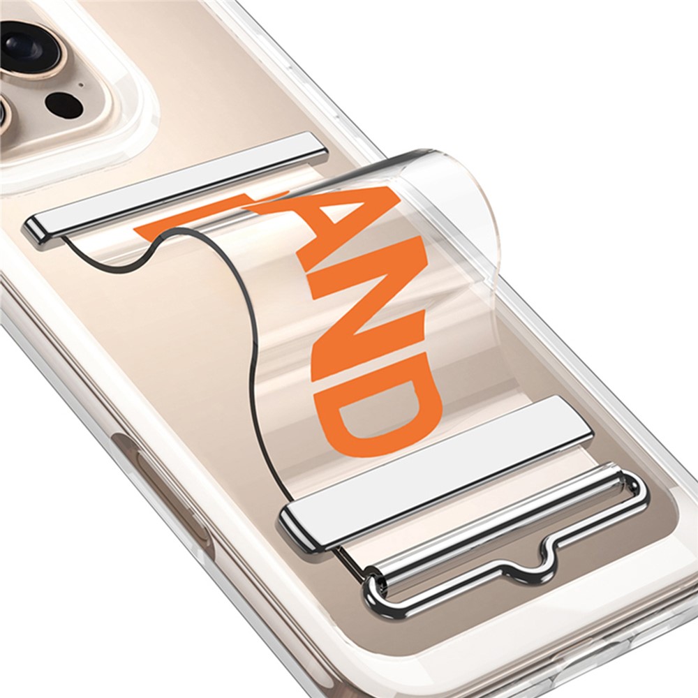 GKK GKK iPhone 16 Pro Max Skal Med Strap Transparent / Silver