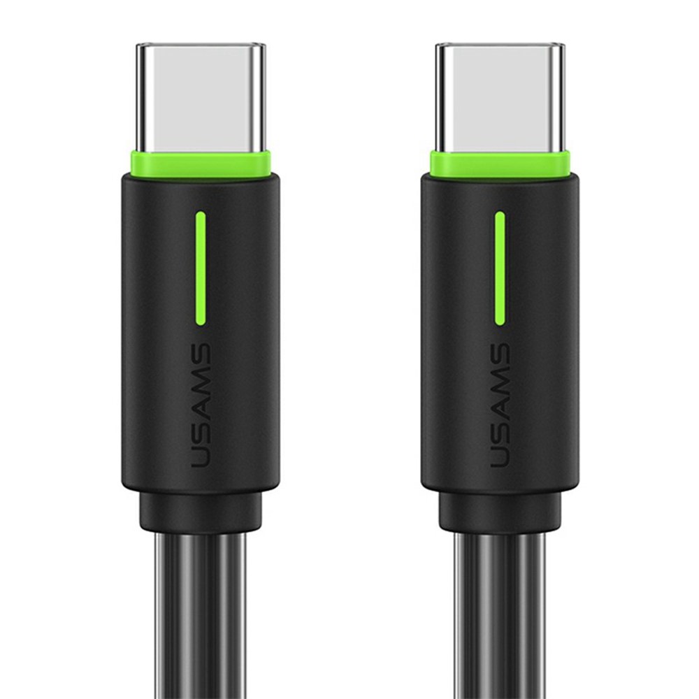 USAMS USAMS 1m 60W USB-C - USB-C Kabel Svart