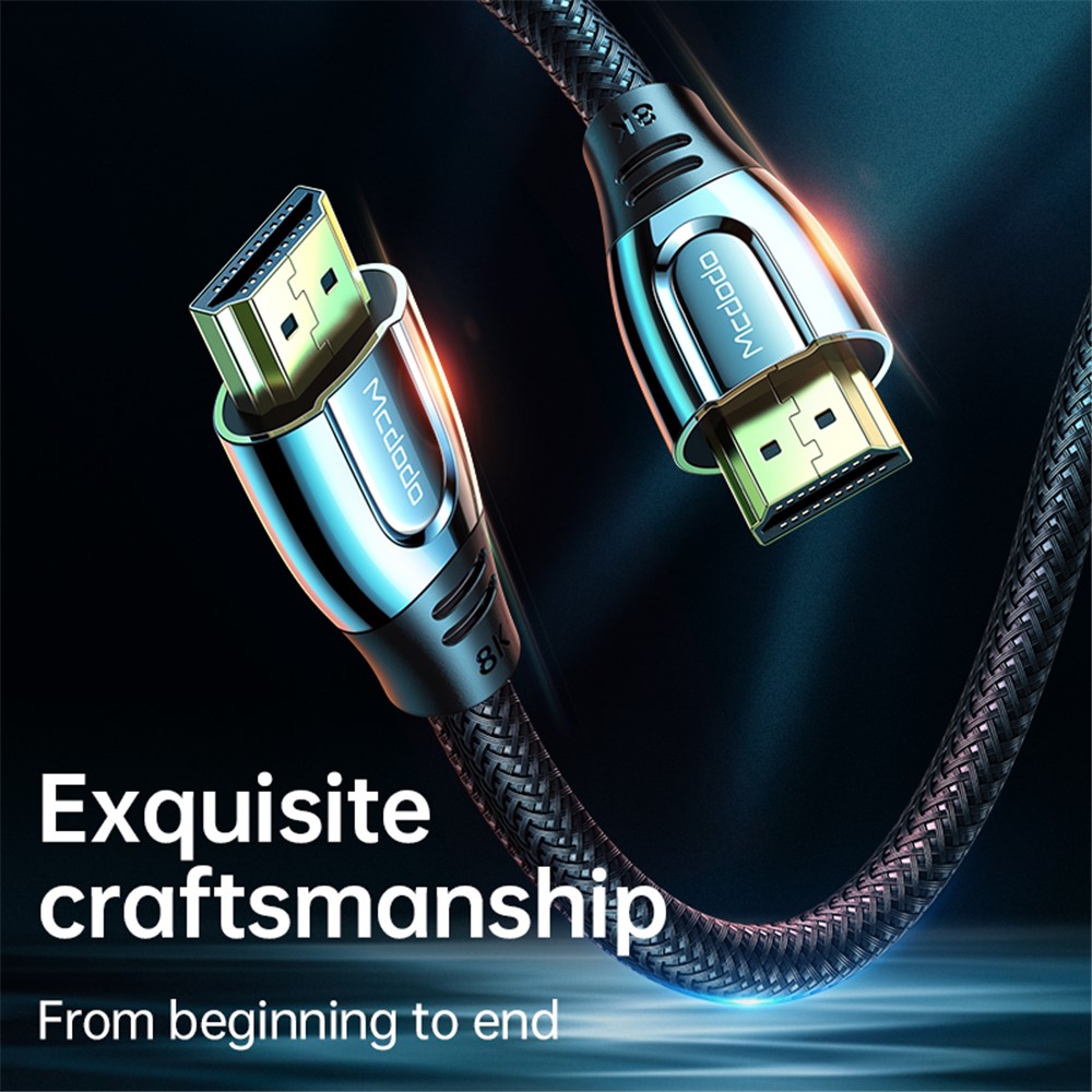 MCDODO Mcdodo 2m 8K HD HDMI - HDMI Kabel Svart
