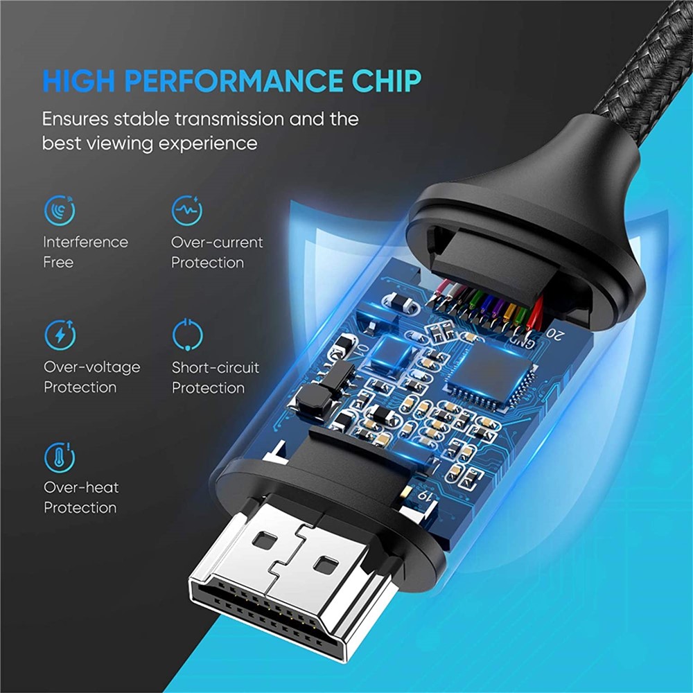 UGREEN UGREEN 1.5m 4K 60Hz USB-C - HDMI Kabel Elbow Svart