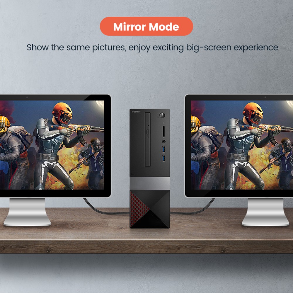 UGREEN UGREEN 2m 8K 60Hz HDMI 2.1 - HDMI Kabel Svart