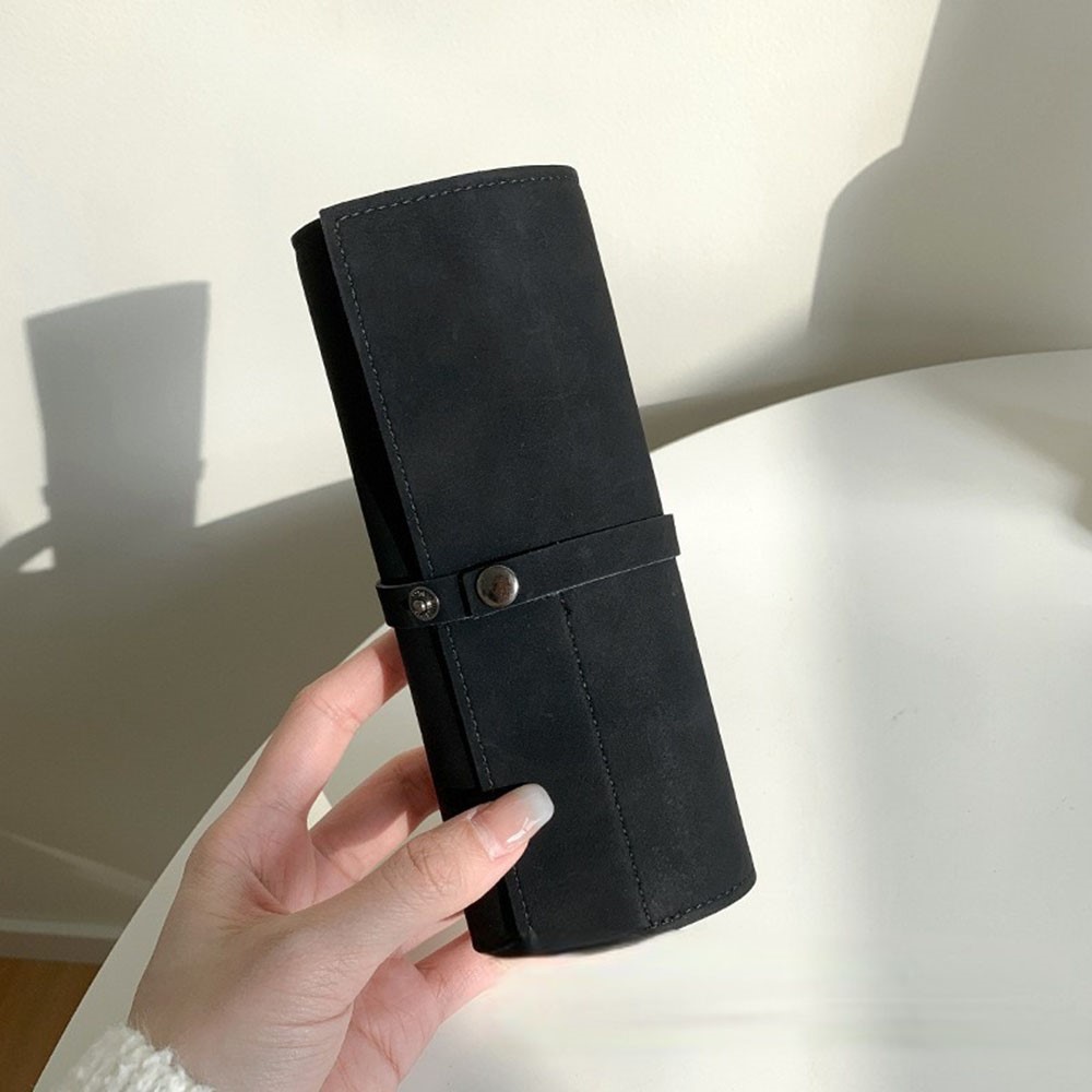  Väska Till Klockarmband Läder Svart