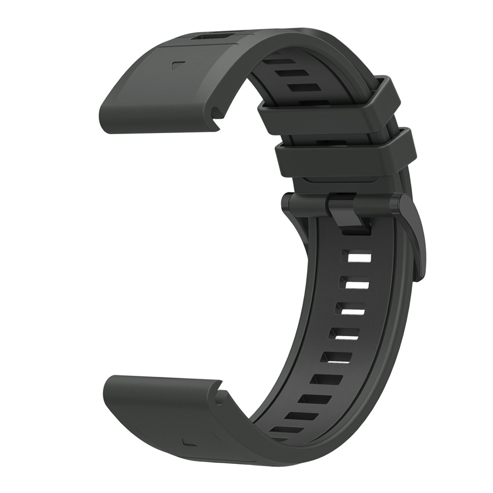  Garmin Fenix 26 mm Armband Quick Release Silikon Grå