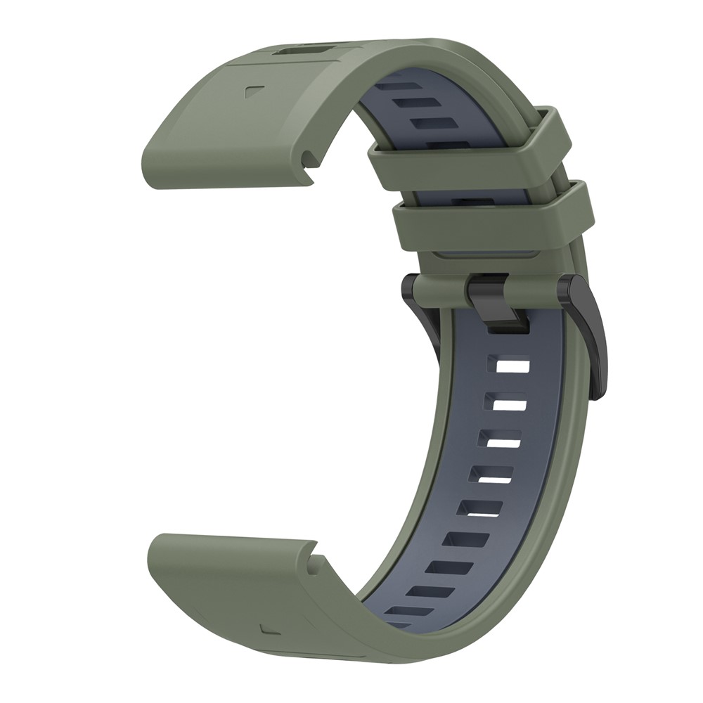  Garmin Fenix 26 mm Armband Quick Release Silikon Grön