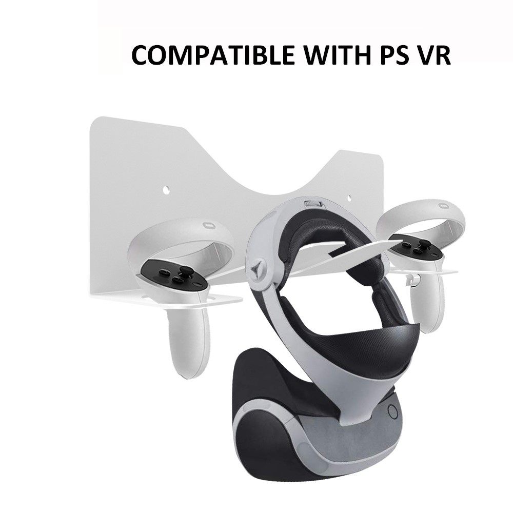 JYS JYS Meta Quest 2 / PS VR2 Väggfäst För Headset & Kontroll Vit