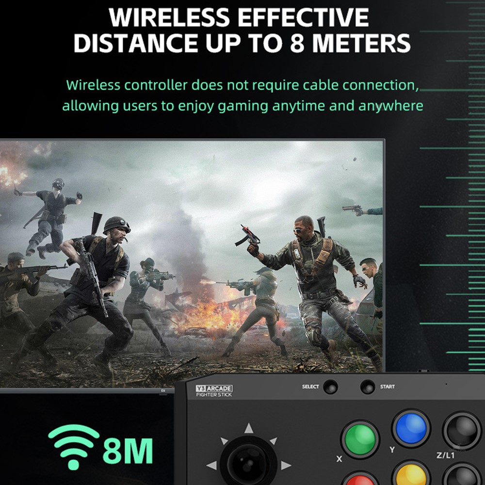 DATA FROG DATA FROG Trådlös Joystick Kontroll För PC / Android / iOS