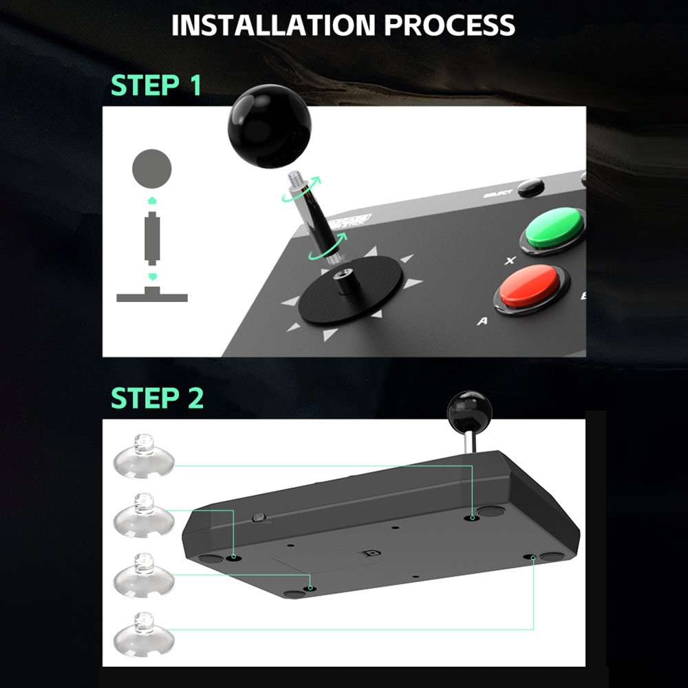 DATA FROG DATA FROG Trådlös Joystick Kontroll För PC / Android / iOS