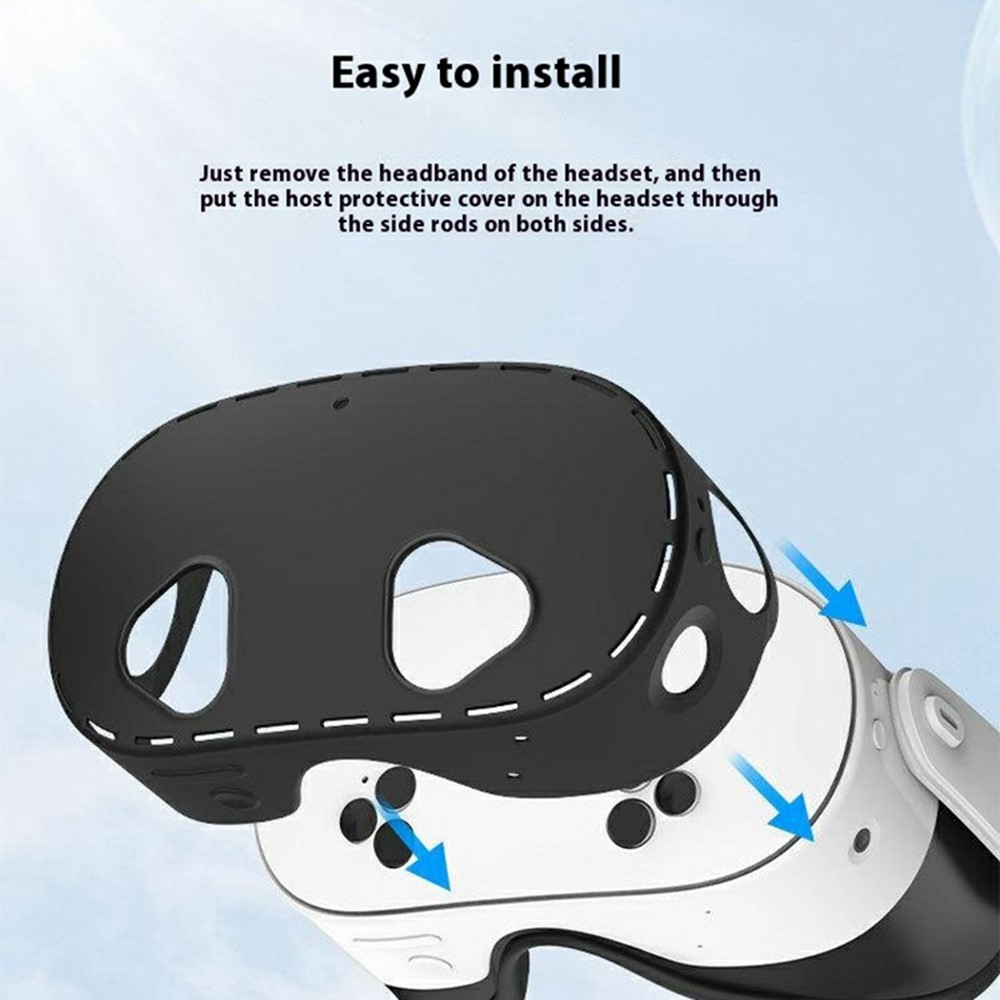  Meta Quest 3S Skal Till Headset Silikon Svart