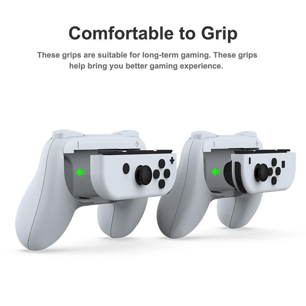 DOBE DOBE Nintendo Switch OLED Joy-Con Grepp Vit
