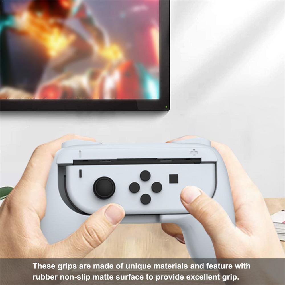 DOBE DOBE Nintendo Switch OLED Joy-Con Grepp Vit