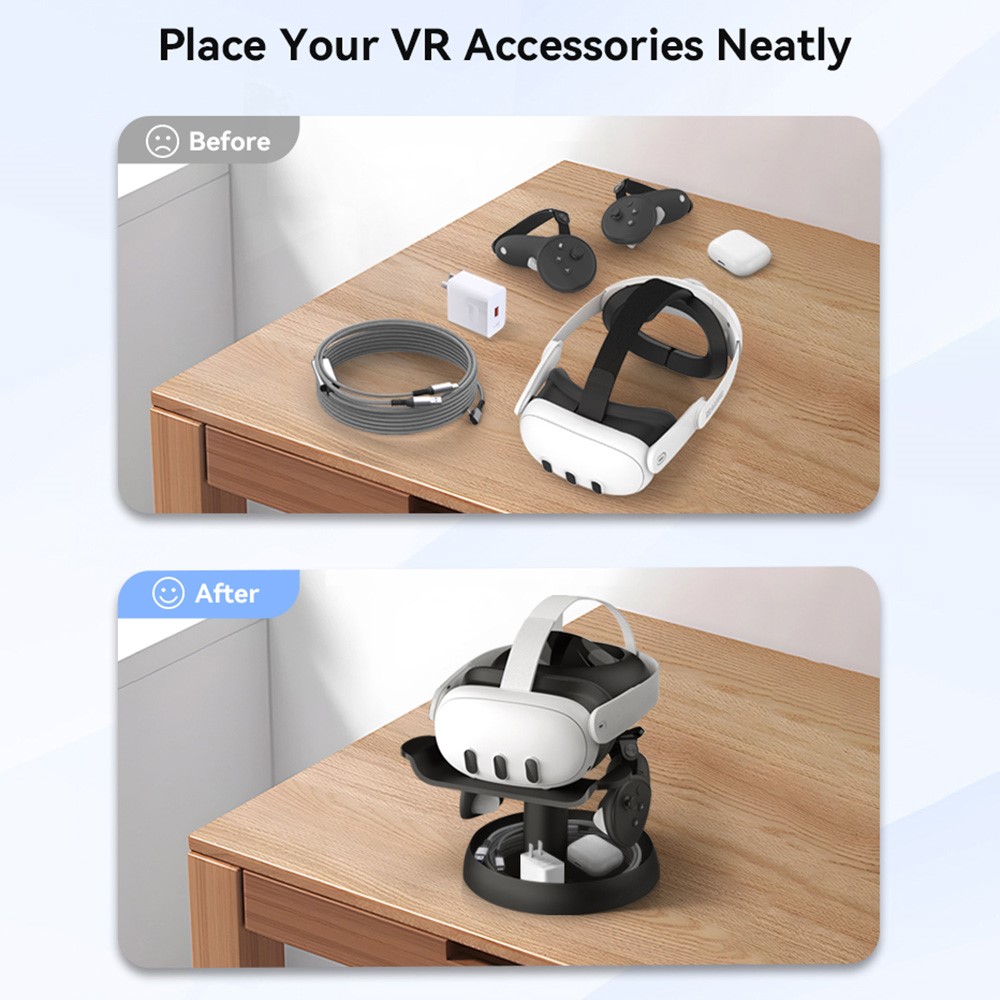 AMVR AMVR Apple Vision Pro / VR Headset Ställ Svart