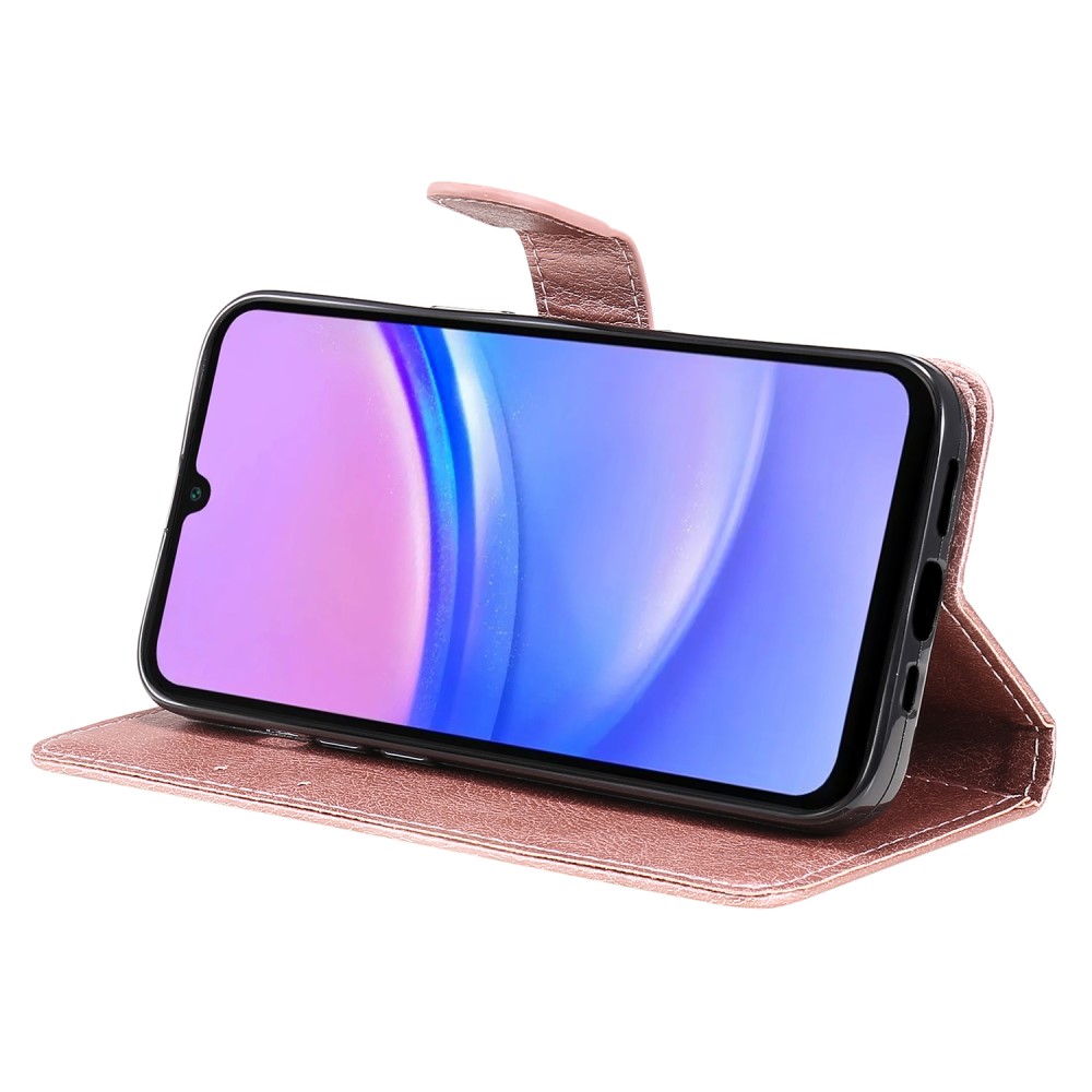  Samsung Galaxy A16 Fodral Läder Roséguld