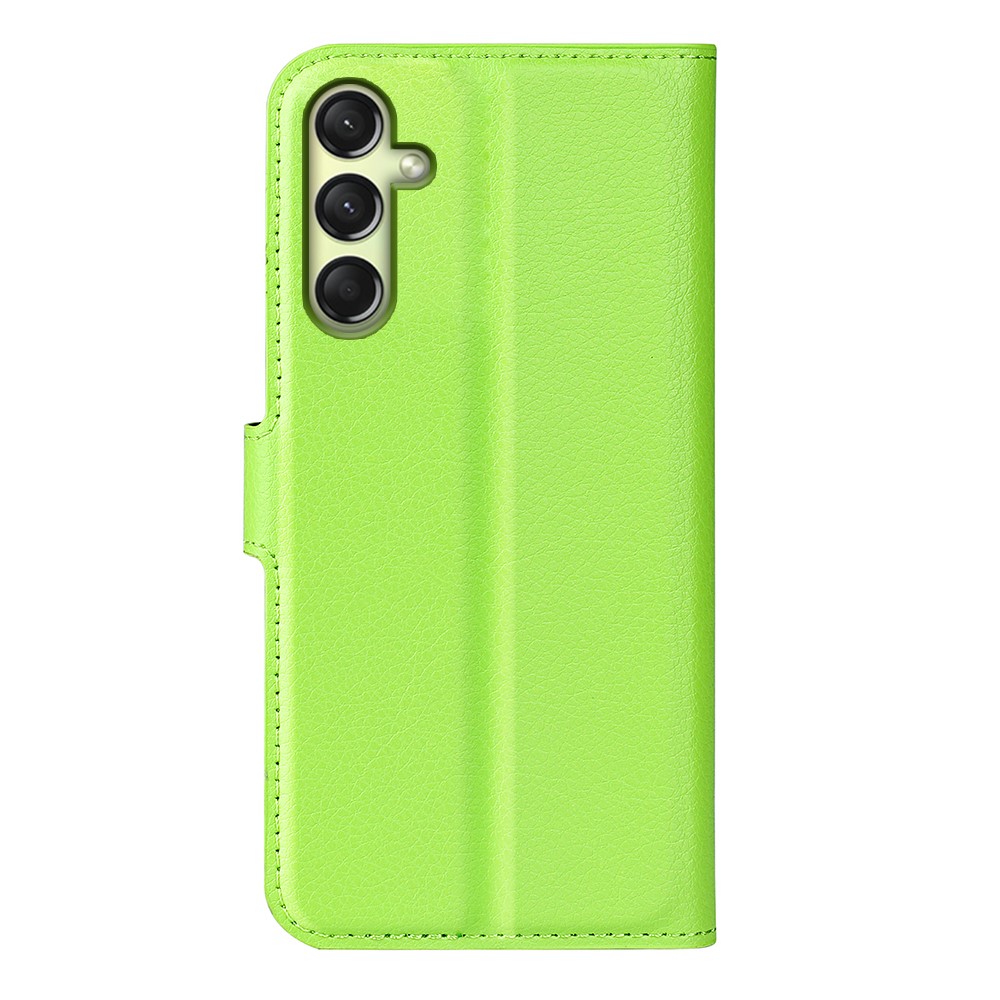 Samsung Galaxy A16 Fodral Litchi Läder Grön