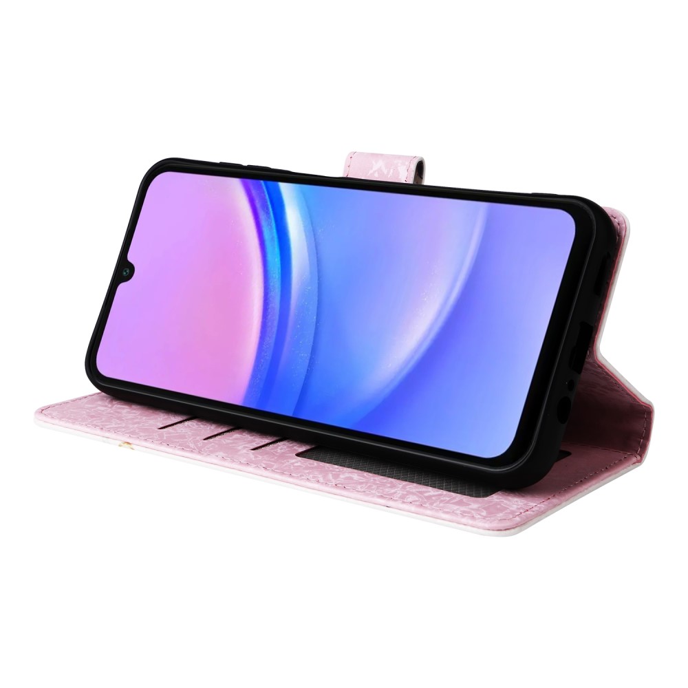  Samsung Galaxy A16 Fodral RFID Färgglada Blommor