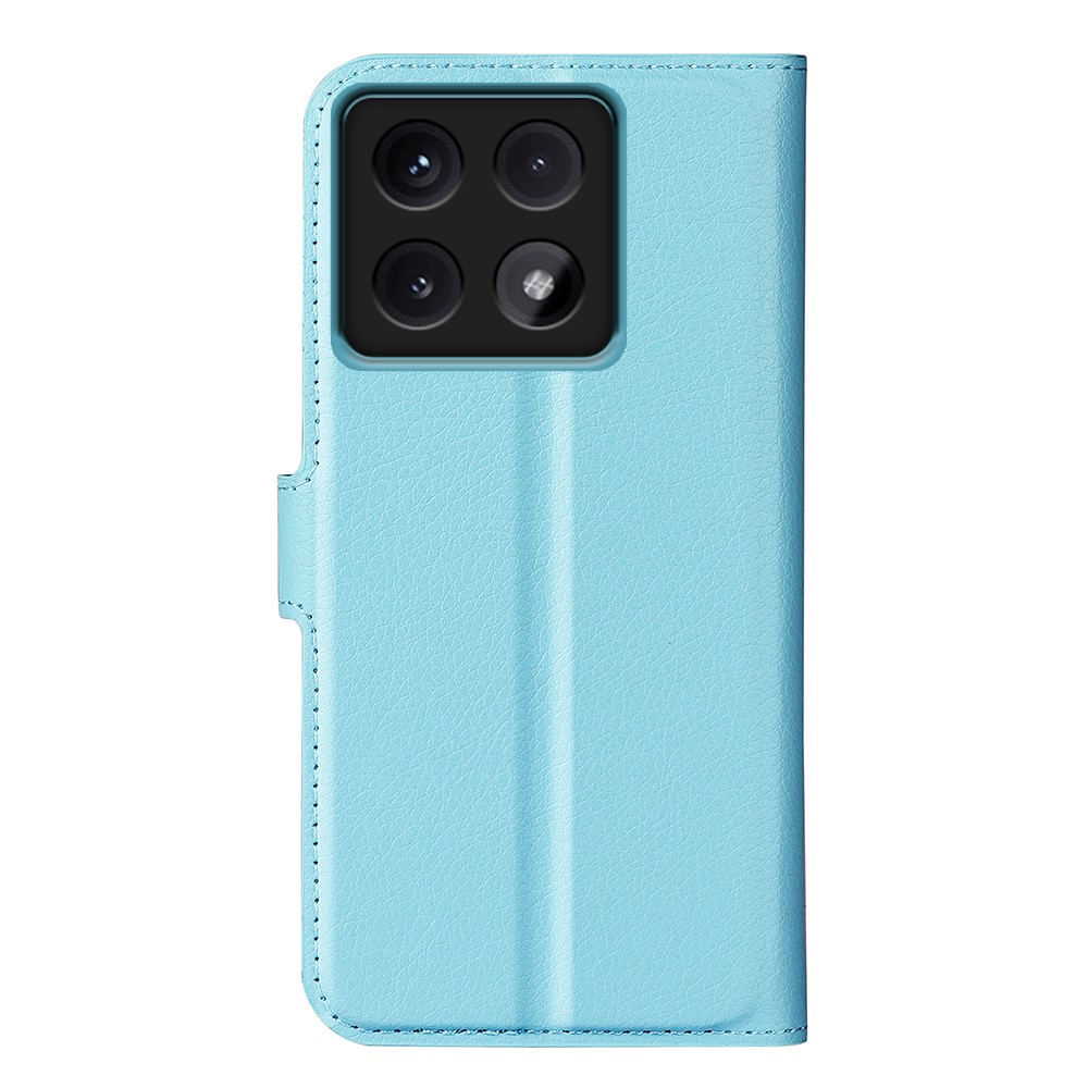  Xiaomi 14T Fodral Litchi Läder Blå