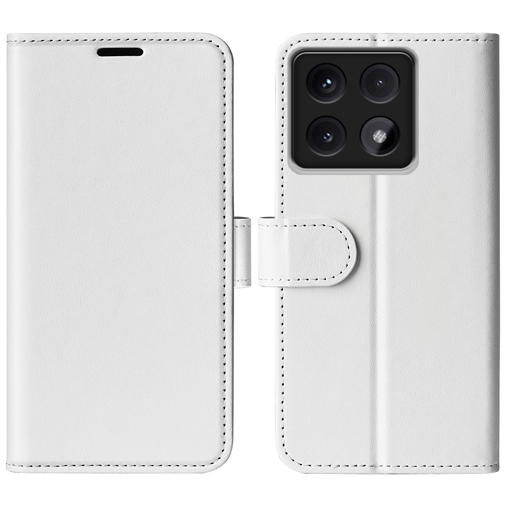  Xiaomi 14T Pro Fodral Crazy Horse Läder Vit