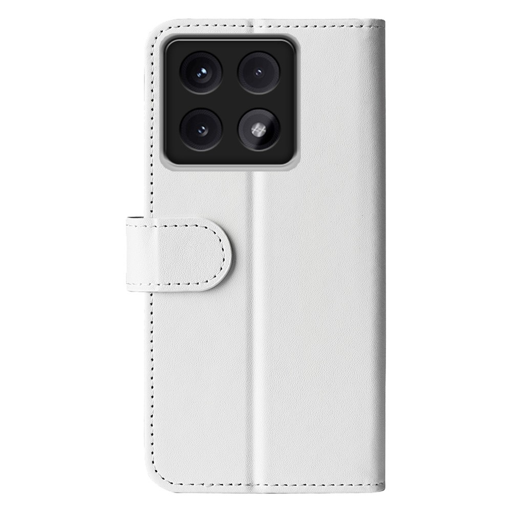  Xiaomi 14T Pro Fodral Crazy Horse Läder Vit