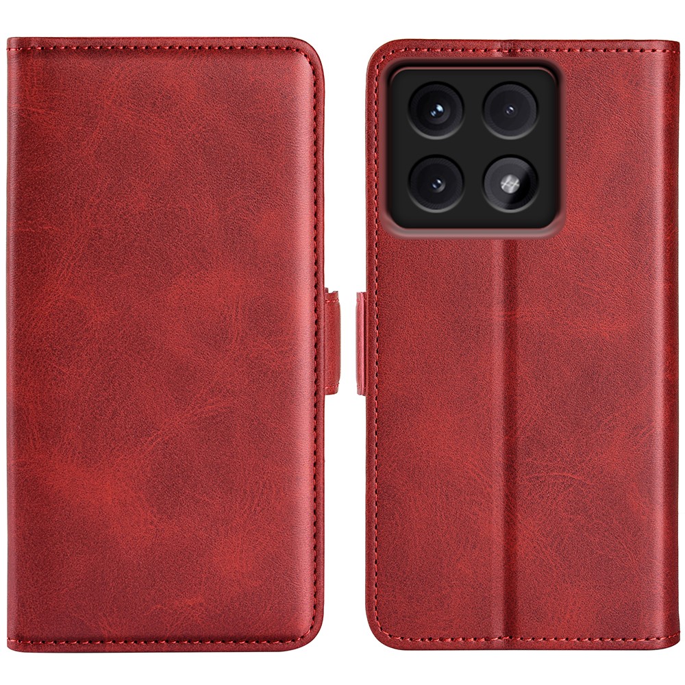  Xiaomi 14T Pro Plånboksfodral Läder Röd
