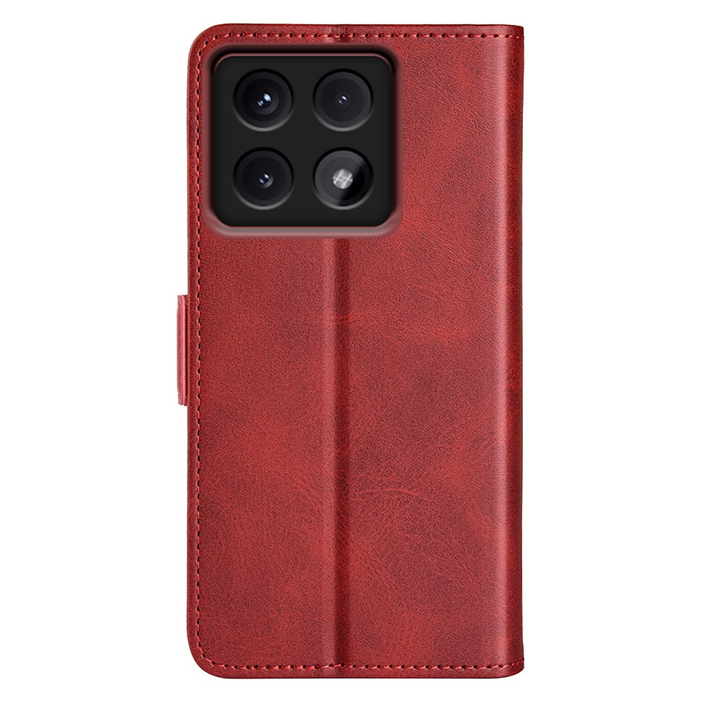  Xiaomi 14T Pro Plånboksfodral Läder Röd