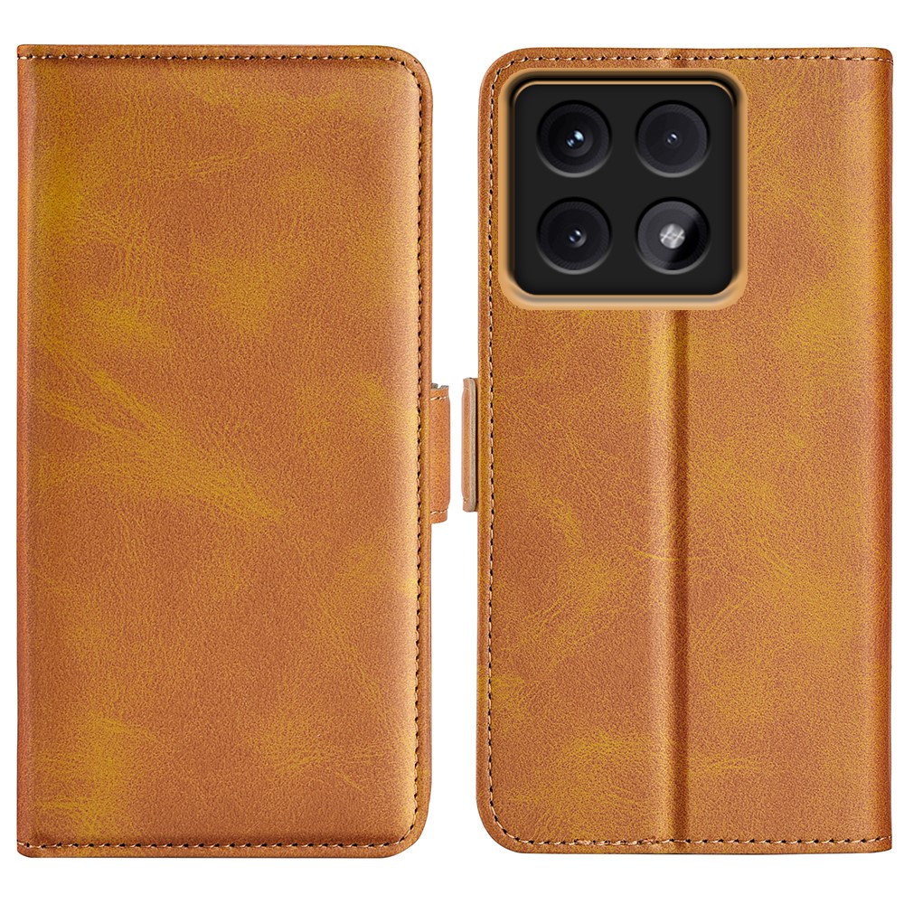  Xiaomi 14T Pro Plånboksfodral Läder Gul