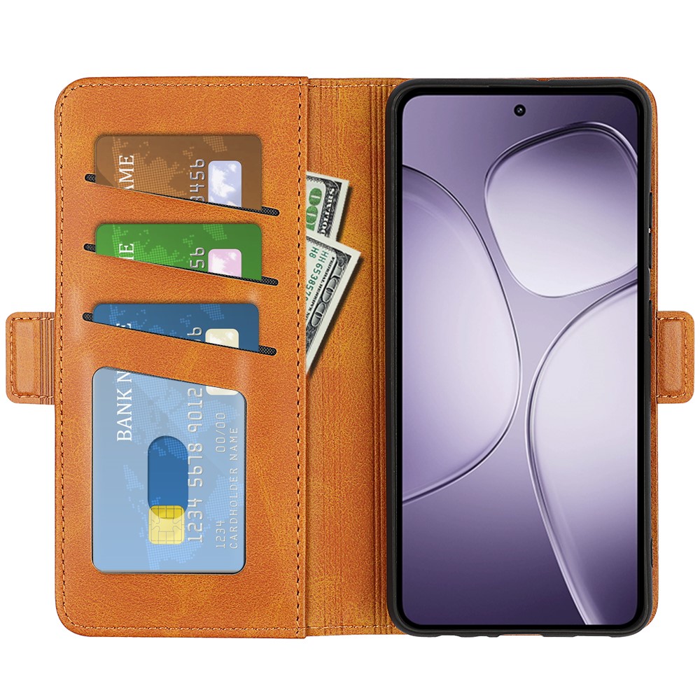  Xiaomi 14T Pro Plånboksfodral Läder Gul