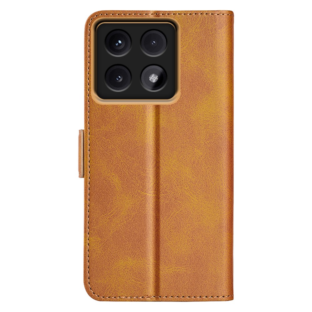  Xiaomi 14T Pro Plånboksfodral Läder Gul