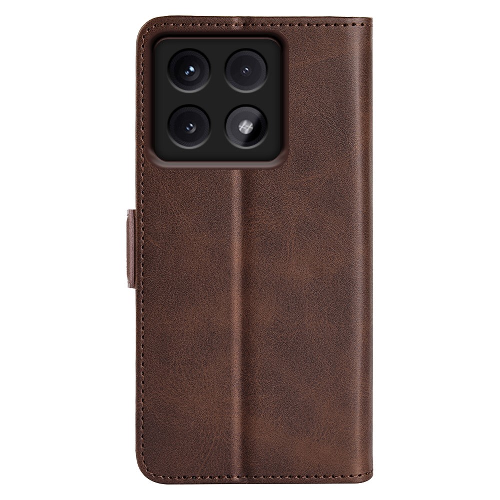  Xiaomi 14T Pro Plånboksfodral Läder Brun