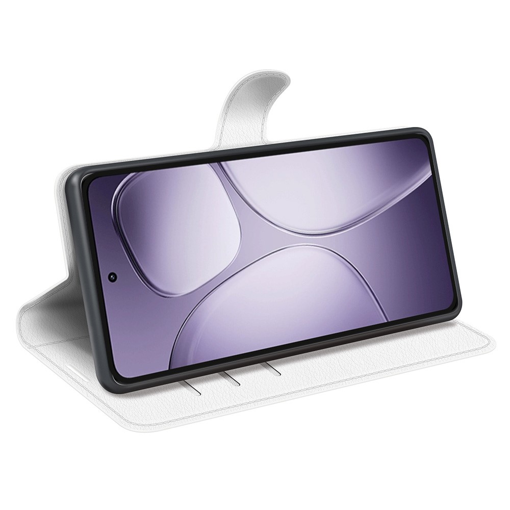  Xiaomi 14T Pro Fodral Litchi Läder Vit