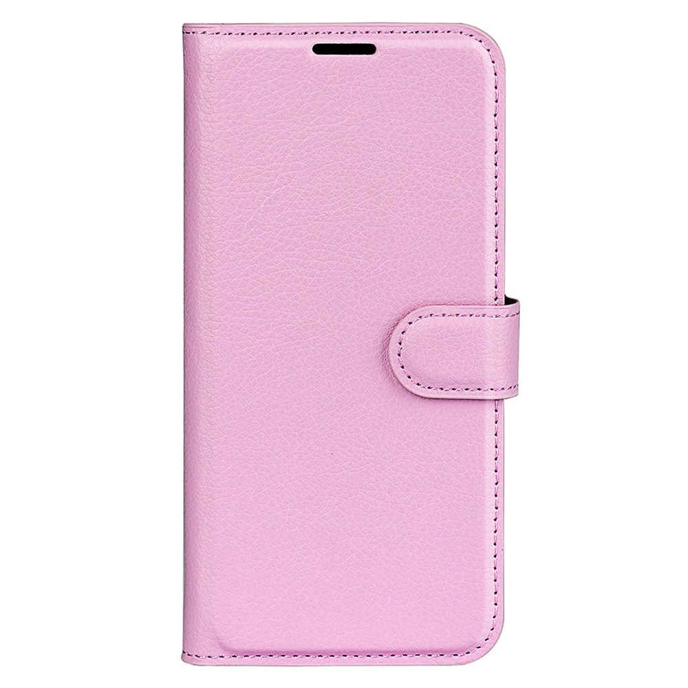  Xiaomi 14T Pro Fodral Litchi Läder Ljus Rosa