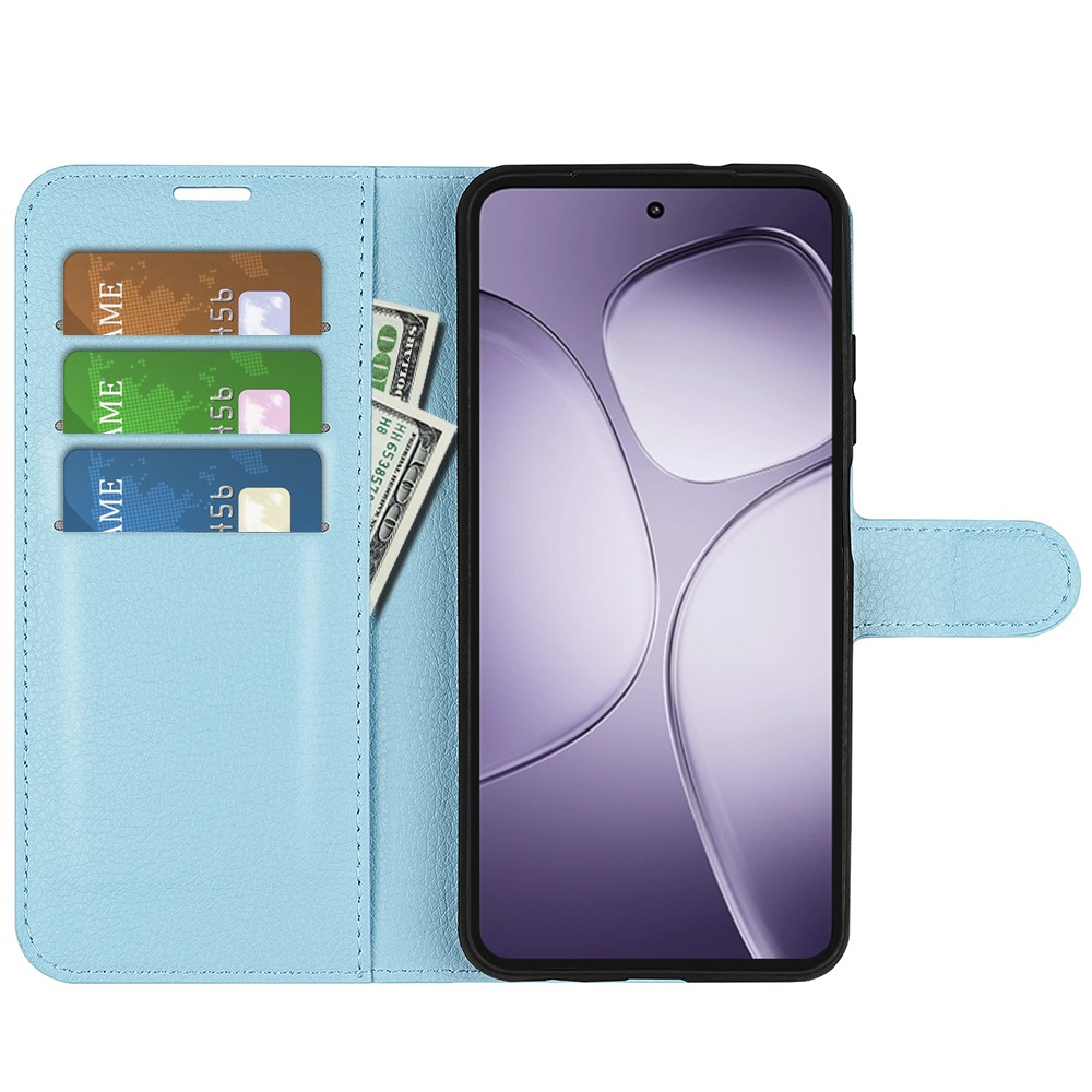  Xiaomi 14T Pro Fodral Litchi Läder Blå