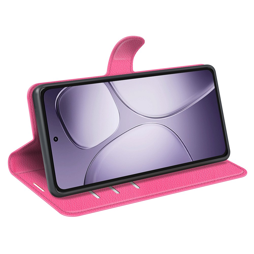  Xiaomi 14T Pro Fodral Litchi Läder Rosa